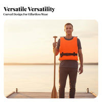 Flotation Vest Lightweight Flotation Vest Paddle Board Buoyancy Vest Portable Individual Flotation Device Breathable