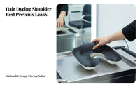 Hair Perming Neck Tray Drip Perm Water Catching Tray Resistant Perm Liquid Catcher for Stylists, Barbers, Barbershops, Barbershop, Home
