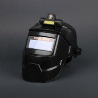 Auto Darkening Metal-Fusing Helmet Adjustable Headgear Solar Powered Metal-Fusing Hood Safety Gear Lightweight Head Protection