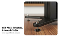 2 Pieces Floor Speaker Stand Shock-Absorbing Bookshelf Speaker Stand Solid Steel Construction for Home Theater Enthusiasts, Audiophiles, Living Room