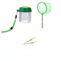 5 Pieces Educational Observation Box Science Learning Butterfly Catching Net Set Magnifying Glass Viewer Box Safe for Park, Garden