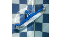 Wide Cleaning Path Swimming Pool Scrub Brush Strong Bristles Pool Floor Scrub Brush Long-Lasting Sturdy Construction