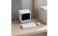 Realistic Look Retro Desktop Computer Model High Intricate Dollhouse Computer Set Plastic Miniature Electronics