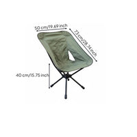 Easy to Fold 360 Degree Swivel Folding Chair Compact Swivel Camping Chair for Travel