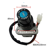 Ignition Lock Assembly Replacement Ignition Switch with Keys Key Switch Set Direct-Fit Hardware Wired for Mechanics, Maintenance