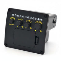 Acoustic Guitar Tone Control Tuner Easy to Install Guitar Tuner Preamp Powered Instrument Accessory for Stage, Practice