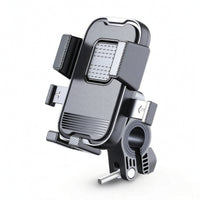 Motorcycle Phone Holder One-Hand Operation Phone Holder with Hood Accessory Shockproof Shock-Absorbing for Riders, Motorcycles