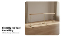 Portable Dance Bar Anti-Slip Feet Freestanding Dance Barre Sturdy Construction Portable Dance Bar for Adults, Beginners, Home, Stretching Practice