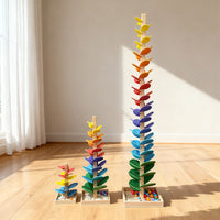 DIY Cross-Border Children's Educational Toy Rainbow Music Tree Wooden Ornament Kindergarten Gift Wholesale