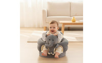Baby Learning Seat Cushioned Soft Baby Chair Infant Back Support Floor Chair Supportive Toddler Floor Seat Comfortable