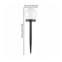 Decorative Radiance Solar Globe Stake Light Energy Saving Round Ball Garden Light Weather Resistant Outdoor Lighting Waterproof for Patio