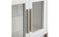 1:12 Dollhouse Cabinet Transparent Window Panels Miniature Display Cabinet Rectangular Box Shape Mini Furniture