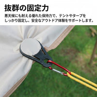 Heavy-Duty Clips, Tent Clips, Tarp Clips, Set of 20, Outdoor, For Camping Setup, Fasteners