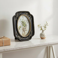 Vintage Picture Frame French Inspired Design Ornate Photo Frame Elegant Decorative Piece Lightweight for Living Room