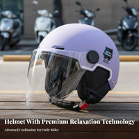 Electric Bike Helmet 3C Certified Design Face Helmet Four-Season Use Guarding Gear for Motorcyclists, Adults, City Riding, Daily Travel, Outdoor
