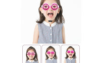 Funny Pull String Eye Glasses Lightweight Blinking Eye Glasses Long-Lasting Plastic for Teens, Kids