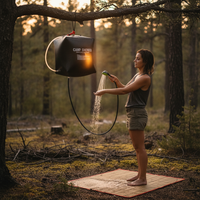 40L PVC Solar Shower Bag for Outdoor Camping