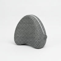 Washable Heart-Shaped Leg Pillow Contoured Memory Foam Leg Pillow Orthopedic Soft for Sleeping