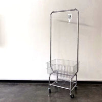 Mobile Clothes Rack with Wheels for Bedroom and Store