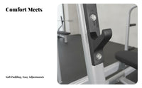 Heavy Duty Weight Bench with Squat Rack Stable and Long-Lasting Bench Press Rack Padded Cushion Non-Slip Design for Weightlifters, Bodybuilders, Fitness Enthusiasts