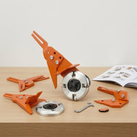 Belt-Driven Chainsaw Carving Attachment Wide Compatibility Chainsaw Carving Mill Attachment Aluminum Log Debarker Steel for Carpenters