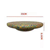 Flower-Shaped Balance Stepping Stone Textured Stepping Stone with Domed Top Molded Toy Set Lightweight for Children, Toddlers