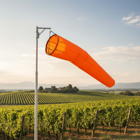 Industrial Wind Direction Indicator with Rotating Bracket or Wind Sock