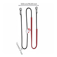High-Strength Adjustable Fall Protection Lanyard Wear-Resistant Positioning Rope with Buckle Automatic Lock Adjustable Safety Rope for Electricians, Construction Workers, Linemen, Outdoor Work