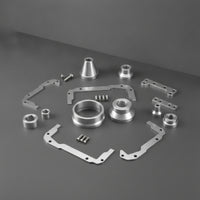Precision-Machined Engine Alignment Tool Kit Silver-Finished Alignment Plate with Bolts Accurate Corrosion-Resistant for Garage