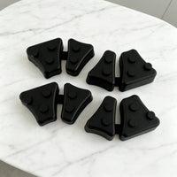 4 Pieces Vibration Damping Rear Wheel Damper Block Shock Absorbing Cush Drive Rubber Blocks