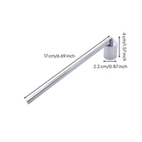Stainless Steel Candle Snuffer Smokeless Flame Extinguishing Candle Flame Putter Long-Lasting and Heat Resistant Wick Snuffer Pivoting Head For