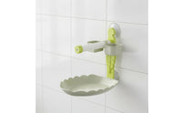 Easy-to-Mount Suction Cup Bird Stand with Tray Textured Pet Supply Compact for Parrots, Budgies, Smooth Surfaces