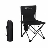 Slimline Camping Stool featherweight Folding Chair robust Duty for Beach, Hikers