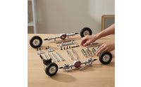 RC Car Metal Upgrade Kit Rough Terrain RC Car Parts with Wheels Convenient Damping System Tuning Kit for Model Builders