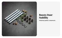 Iron Door Hinge Repair Kit Easy Installation Door Hinge Pin Bushings Kit Vehicle Part Heavy-Duty Steel