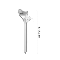 10 Degree Golf Tee Alignment Aid Practice Golf Tee Straighter Shots Sports Gear for Driving Range
