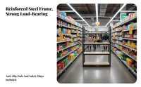Supermarket Display Rack Adjustable Shelves Supermarket Gondola Shelving Modular Design Gondola Shelving Unit for Retailers, Supermarkets, Living Room