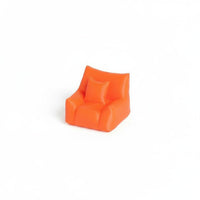 Dollhouse Armchair Detailed Miniature Couch with Cushion Elegant Furniture for Photography