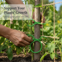Figure-Eight Plant Clips for Vines and Climbing Plants, Garden Trellis Fasteners