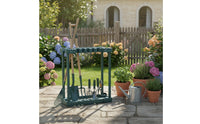Space Saving Garden Tool Rack Heavy Duty Garden Tool Organizer Easy to Install for Garage, Shed