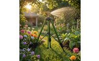 Adjustable Tripod Sprinkler Wide Coverage Extendable Sprinkler Head