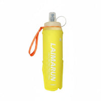 TPU Soft Container Clear Cap Collapsible Water Bottle Foldable Water Bottle Compact Hydration Gear Lightweight