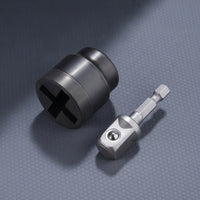 Jack Socket Adapter Efficient Jack Adapter with Hex Shank Socket with Hex Shank Heavy Duty Tool Corrosion Resistant