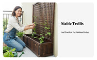 Weather-Resistant Expandable Lattice Trellis Decorative divider Plant assistance Easy Installation Privacy Screen and complimentarystanding for Gardeners, property owners, Balcony, Patio, Yard, Backyard