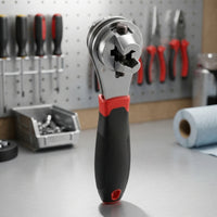 Slip-Resistant Adjustable Ratchet Wrench One-Handed Ratcheting Adjustable Wrench Universal Spanner Versatile for DIYers, Handymen, Garage
