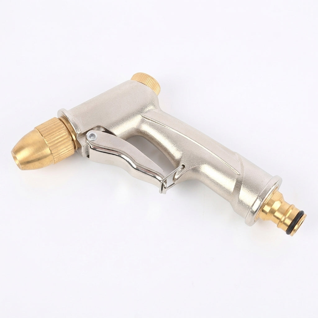 Car Cleaning and Car Wash Hose Nozzle for Garden Watering, Heavy Duty Aluminum Alloy Handle Water Sprayer, Car Washing Tool, 0.23kg Weight Pack