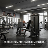 Pulley System Gym Commercial Grade Full Body Workout Machine Heavy-Duty Steel Frame Pectoral Press Machine for Athletes, Bodybuilders