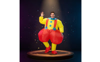 Funny Inflatable Clown Costume Full-Body Clown Suit with Blower Oversized Onesie Easy to Use for Halloween, Parties, Cosplay