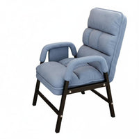 Foldable Design Adjustable Padded Floor Lounger Space-Saving Folding Recliner Multi-Positional Lounge Chair Ergonomic Support for Office Workers, Meditators, Dormitory, resting, Dorm Room, Bedroom