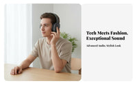 Headphones High-Fidelity Stereo Sound over-Ear Headphones Deep Bass Noise Cancelling Headset for Game Devotees, Commuters